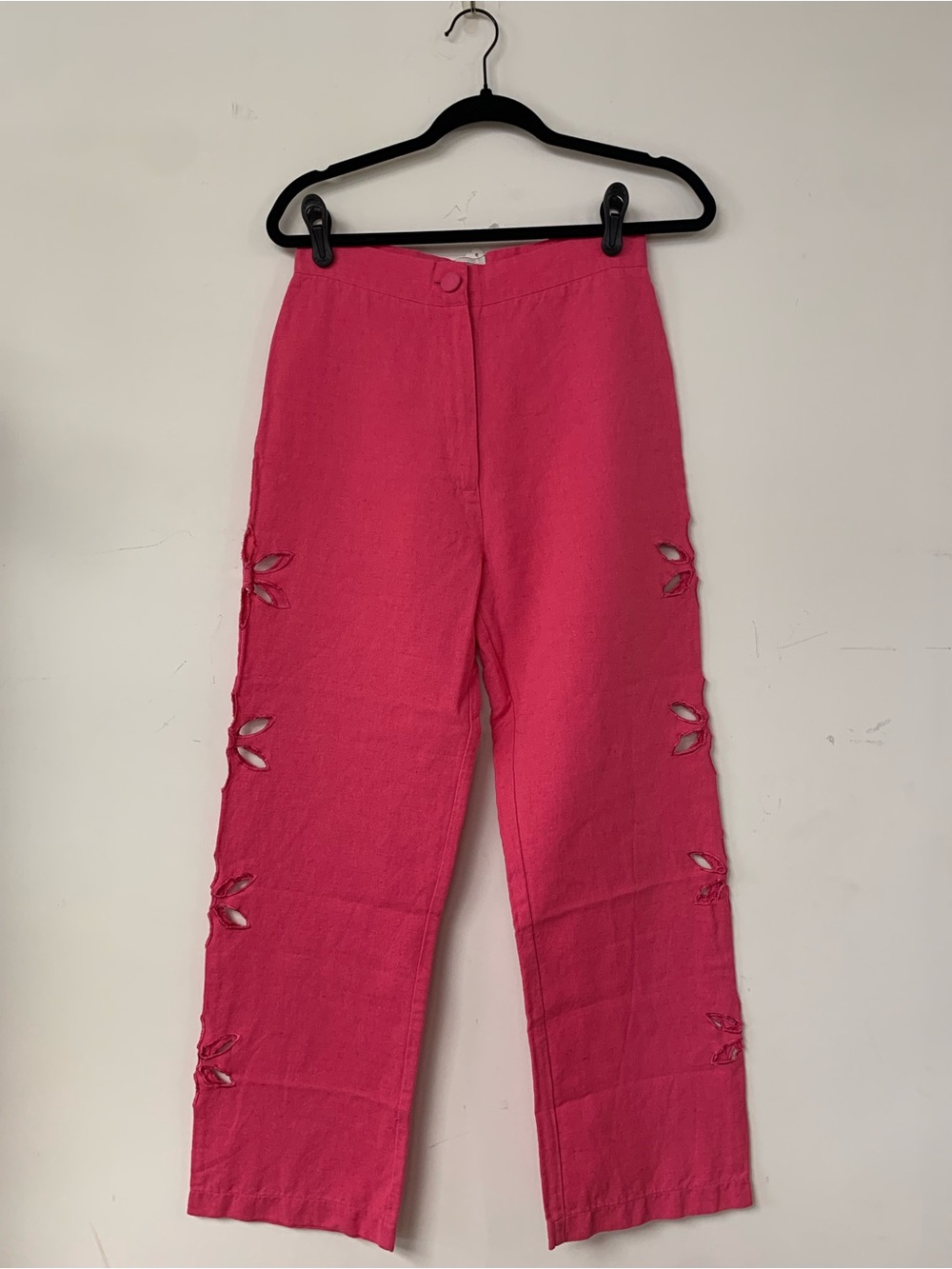 Tach Clothing Pink Cutout Side Detail Pants
